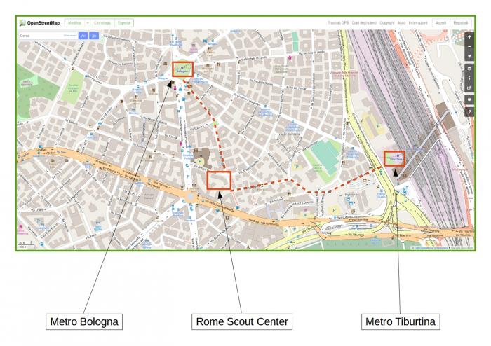 Map Piazza Bologna